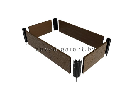 Грядка из ДПК. Высота 22,5 см.